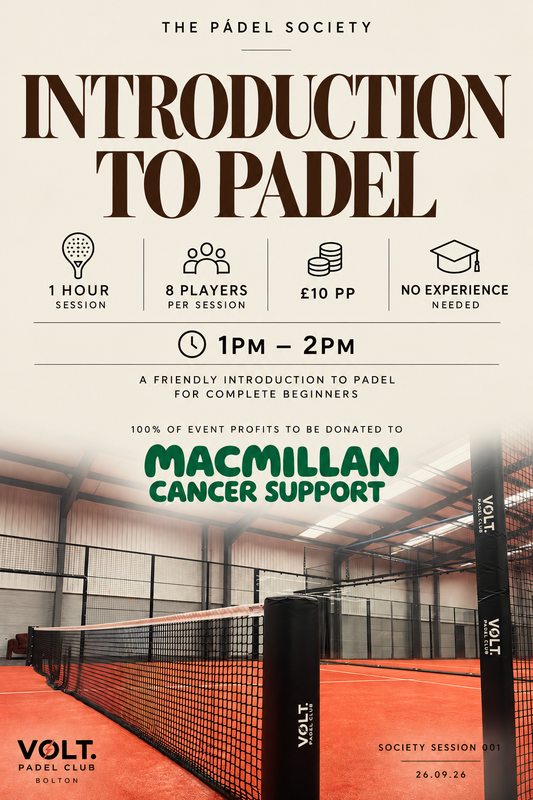 Society Session 001 - Introduction To Padel