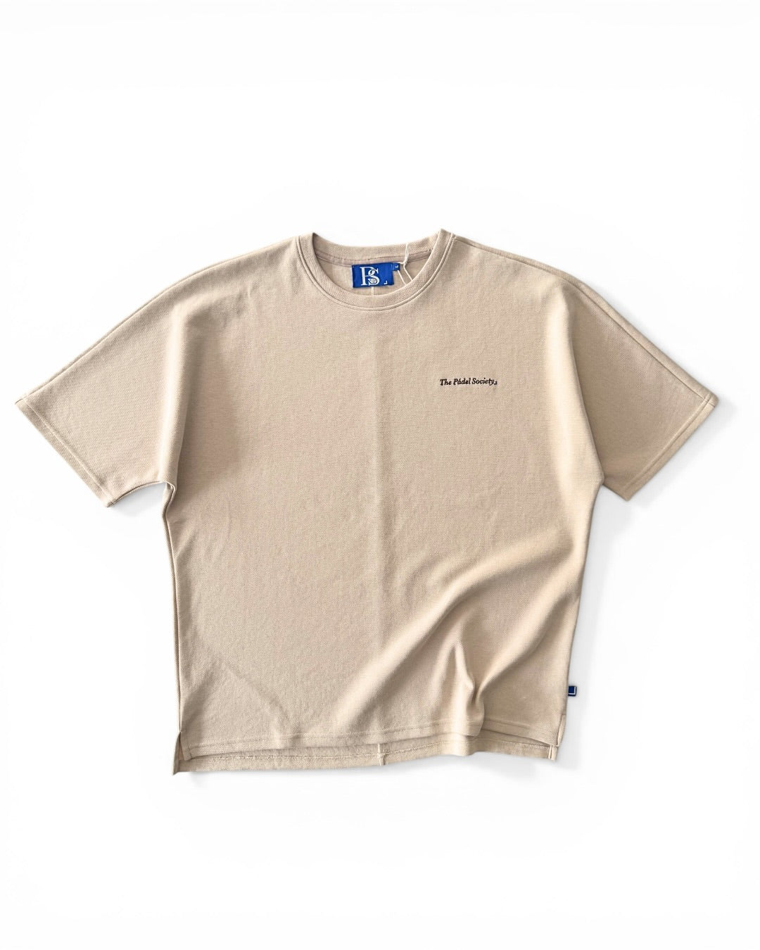 The Pádel Society Piqué Tee — Ecru